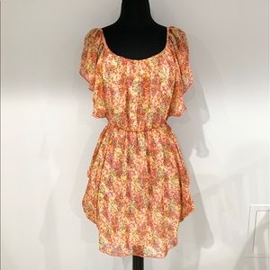 BACKLESS Floral Dress
